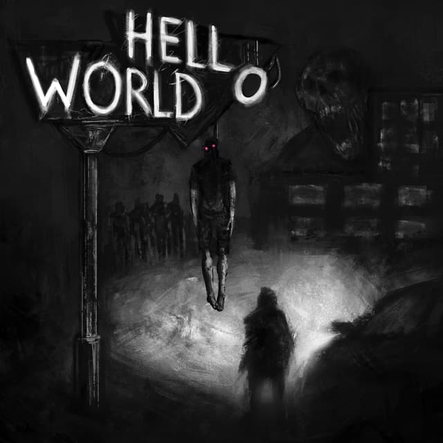 Album cover art for HELLO WORLD