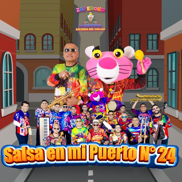 Album cover art for Salsa en Mi Puerto 24