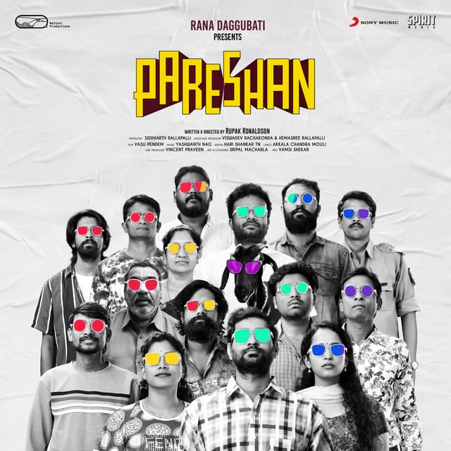 Album cover art for Pareshan