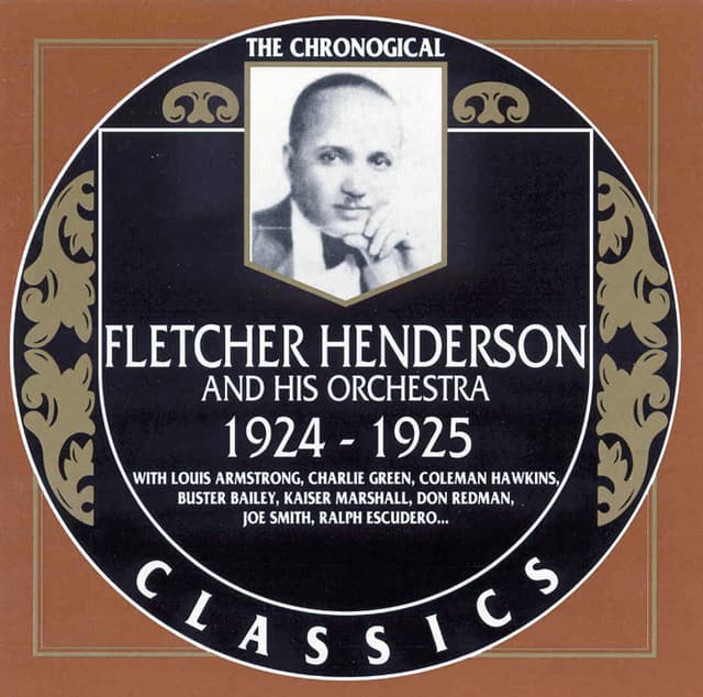 Album cover art for The Chronological Classics: Fletcher Henderson and His Orchestra 1924-1925