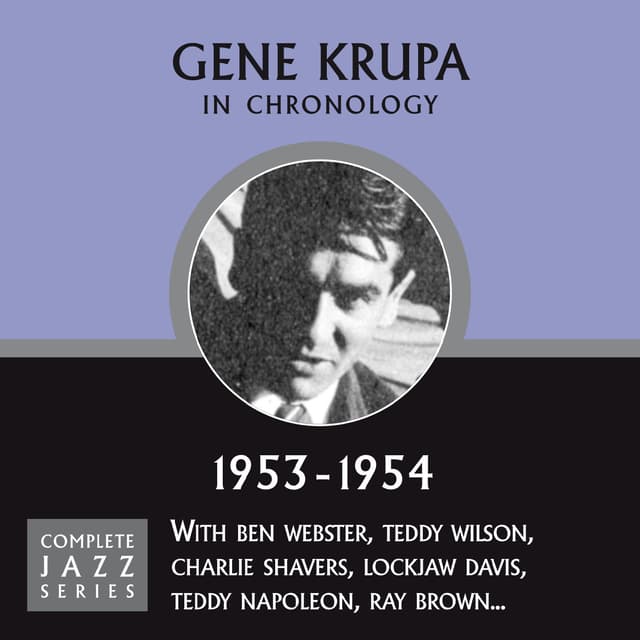 Album cover art for Complete Jazz Series 1953 - 1954