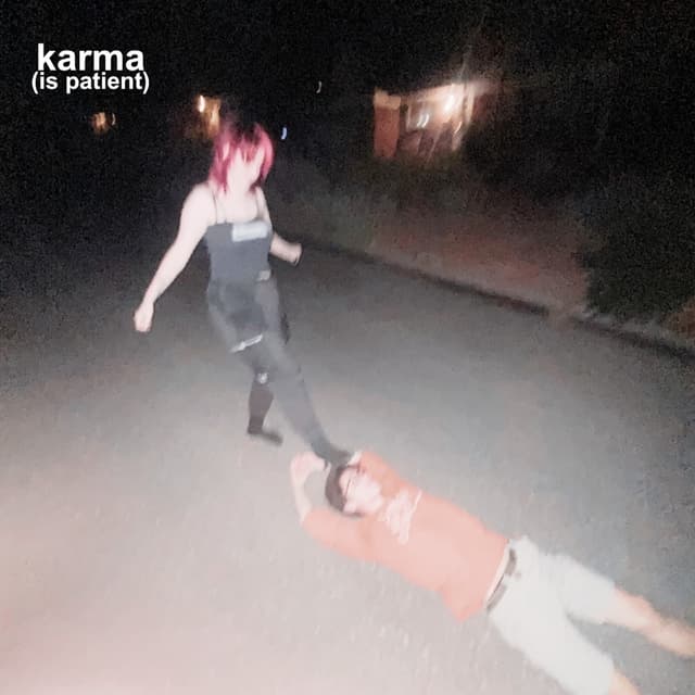 Album cover art for karma (is patient)