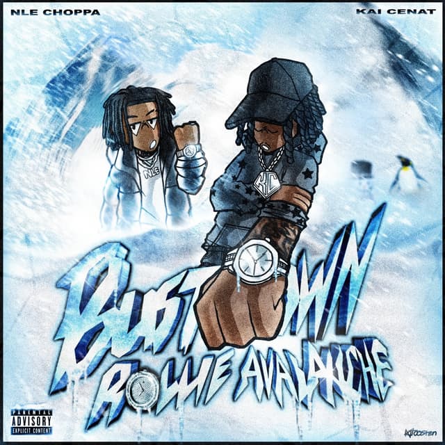 Album cover art for Bustdown Rollie Avalanche