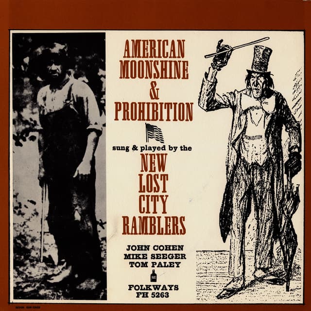 Album cover art for American Moonshine and Prohibition Songs