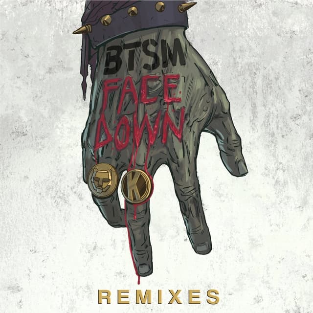 Album cover art for Face Down Remixes
