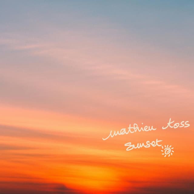 Album cover art for Sunset