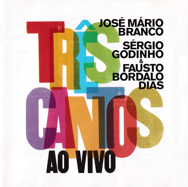 Album cover art for Três cantos ao vivo