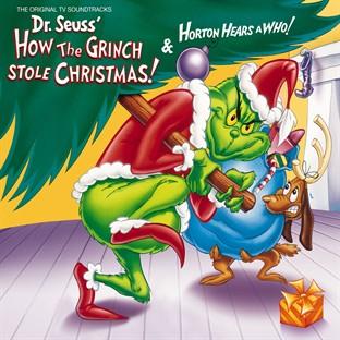 Album cover art for Dr. Seuss' How The Grinch Stole Christmas & Horton Hears A Who!