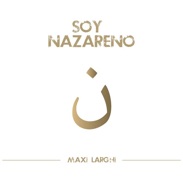 Album cover art for Soy nazareno