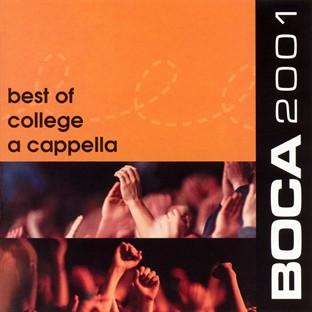 Album cover art for Boca 2001: Best Of College A Cappella