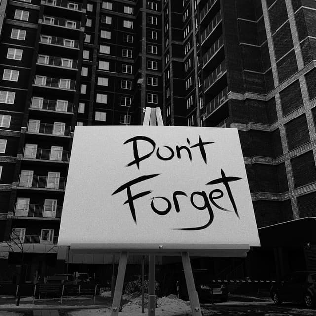 Album cover art for DON'T FORGET