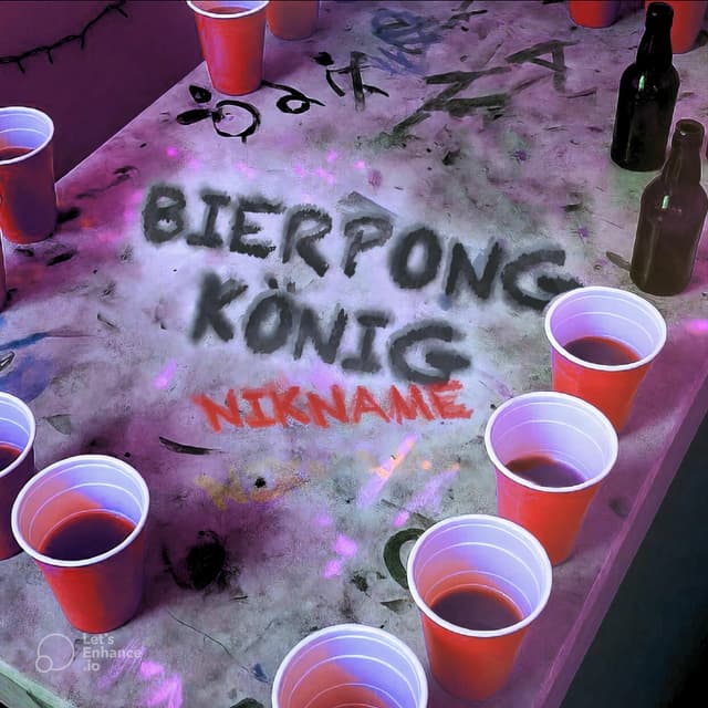 Album cover art for Bierpongkönig