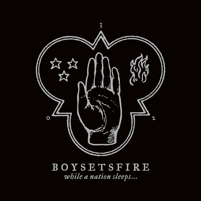 Album cover art for While a Nation Sleeps...