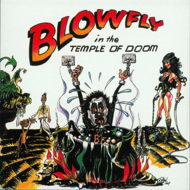 Album cover art for Blowfly In The Temple Of Doom