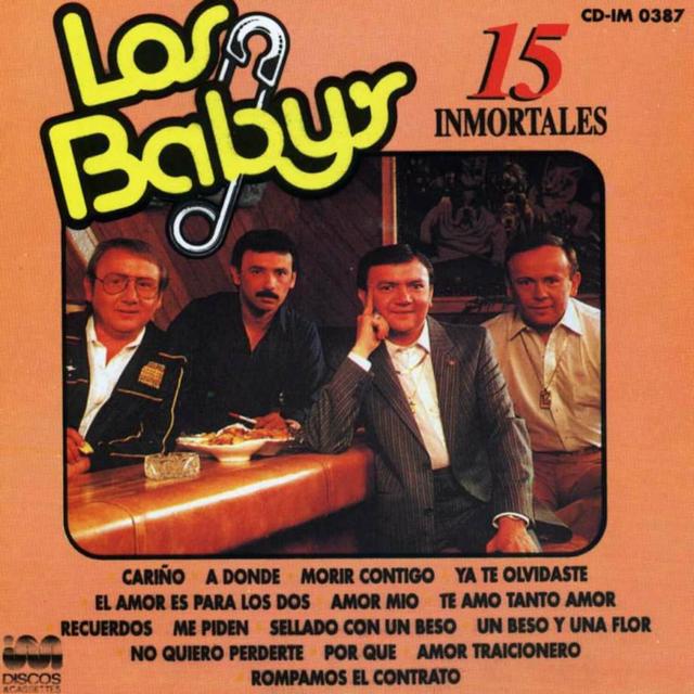 Album cover art for 15 Inmortales