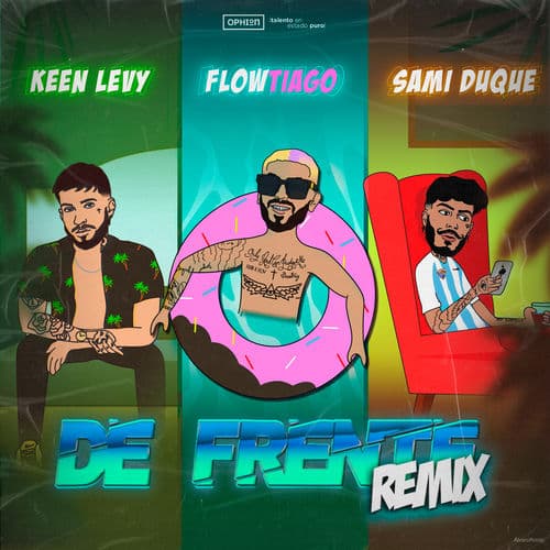 Album cover art for De Frente Remix