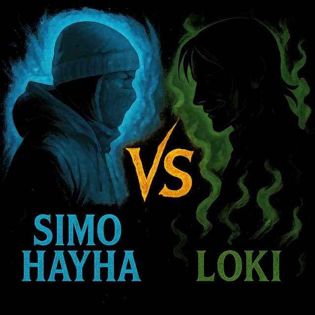 Album cover art for Simo Hayha vs. Loki