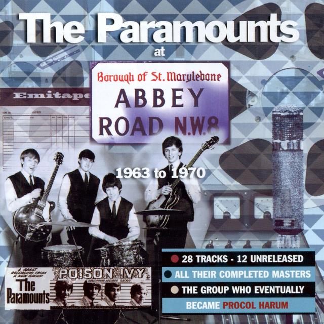 Album cover art for The Paramounts At Abbey Road 1963-1970