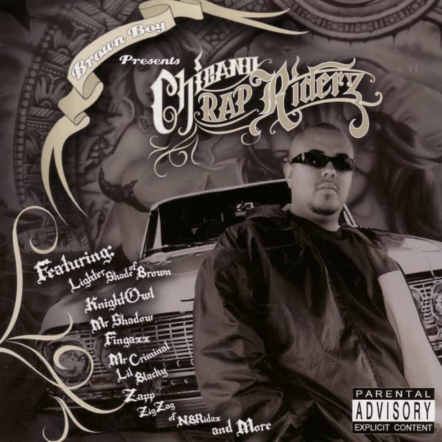 Album cover art for Chicano Rap Riderz