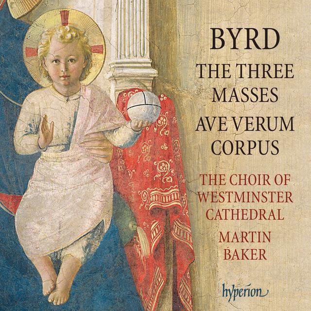 Album cover art for The Three Masses / Ave verum corpus