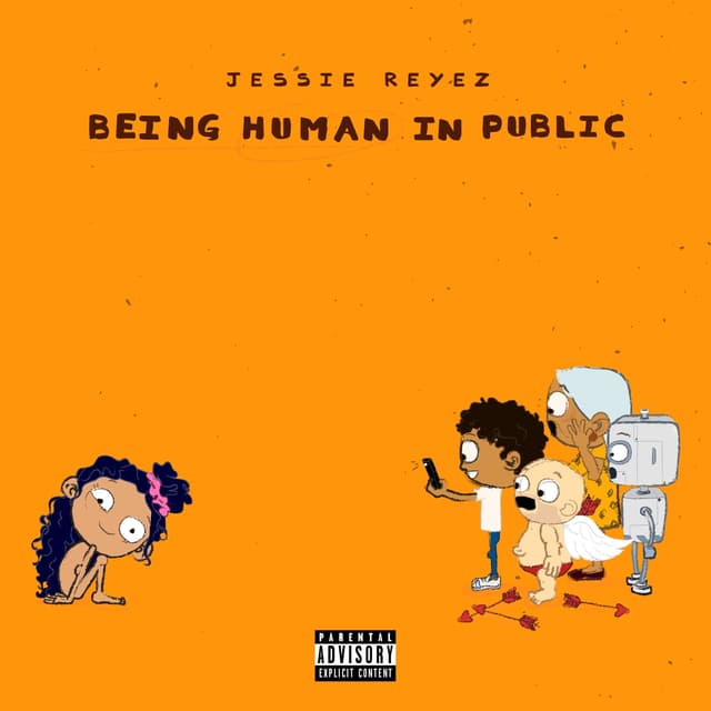 Album cover art for Being Human in Public