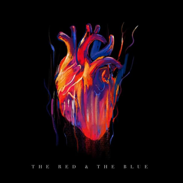 Album cover art for The Red and The Blue