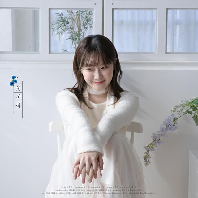 Album cover art for 꽃처럼 (flor)