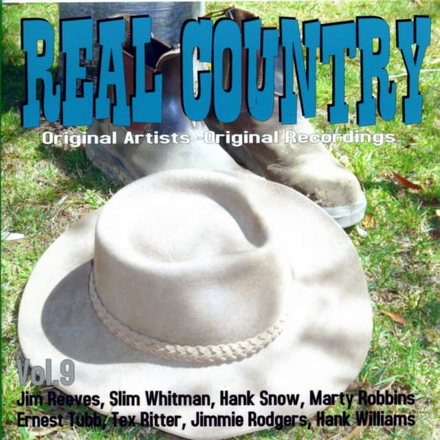 Album cover art for Real Country - Vol. Nine