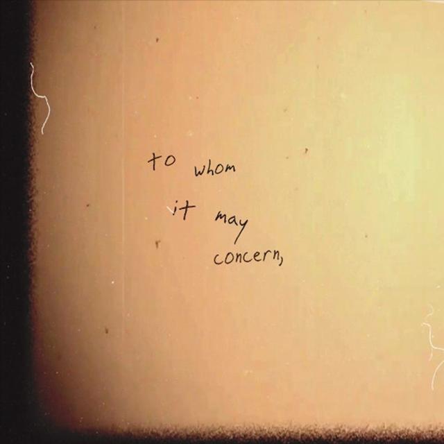 Album cover art for To Whom It May Concern