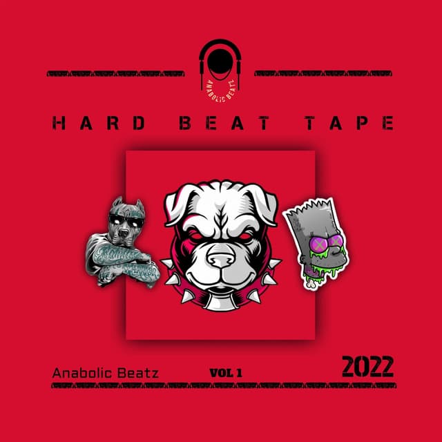 Album cover art for Anabolic Beatz (Hard Beat Tape, Vol. 1)