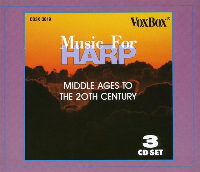 Album cover art for Musique Pour Harpe, Du Moyen-Âge Au Xxe Siècle