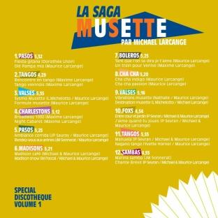 Album cover art for La Saga Musette Par Michael Larcange