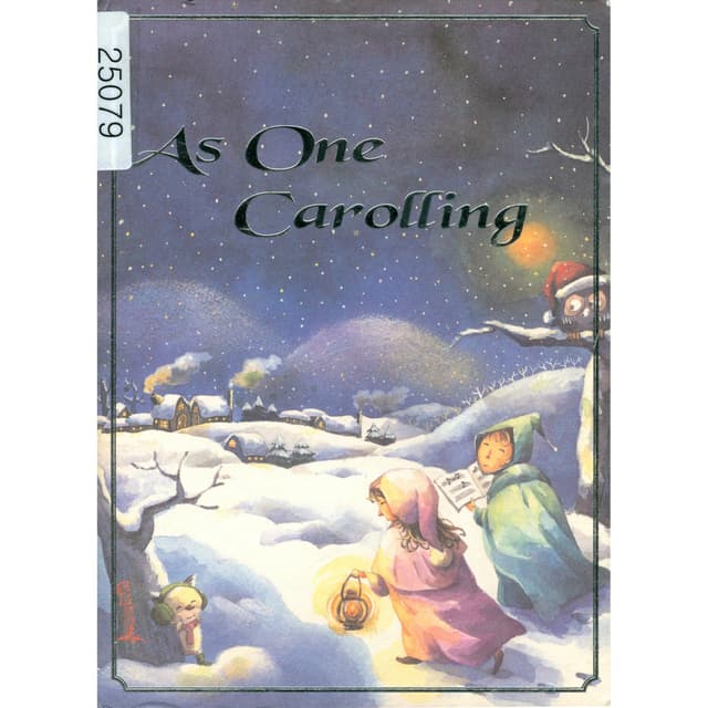 Album cover art for As One Carolling