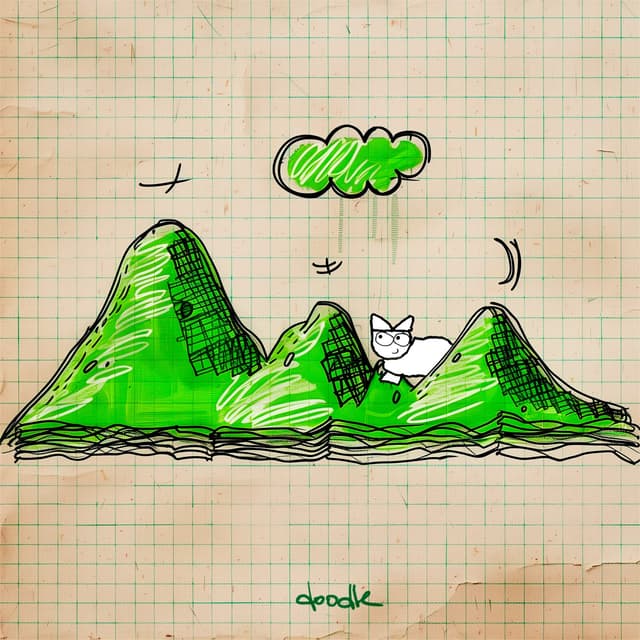 Album cover art for doodle