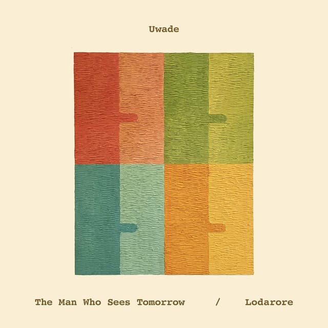 Album cover art for The Man Who Sees Tomorrow / Lodarore