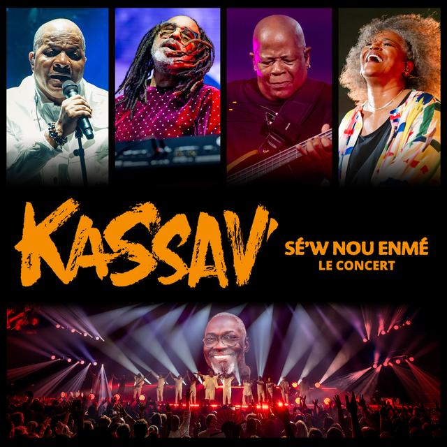 Album cover art for Sé'w nou Enmé, le concert