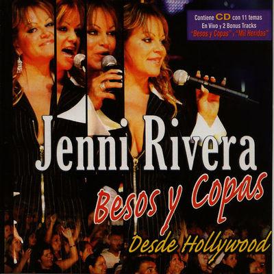 Album cover art for Besos y Copas Desde Hollywood