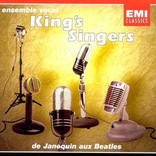 Album cover art for De Jannequin Aux Beatles