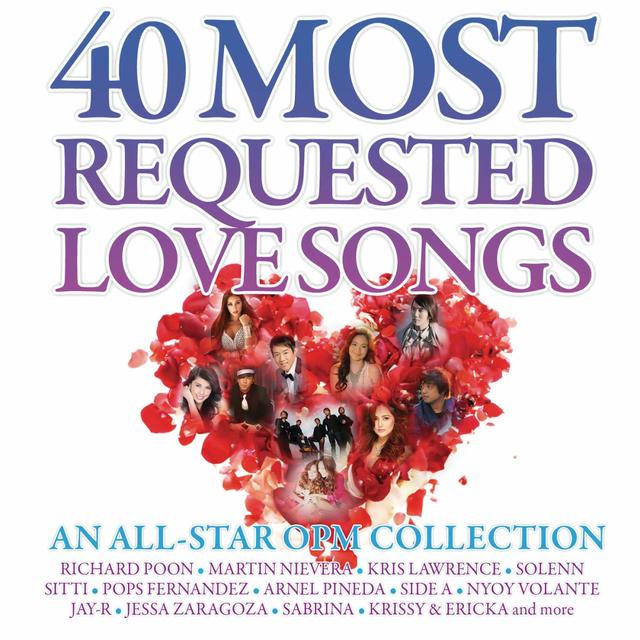 Album cover art for 40 Most Requested Love Songs