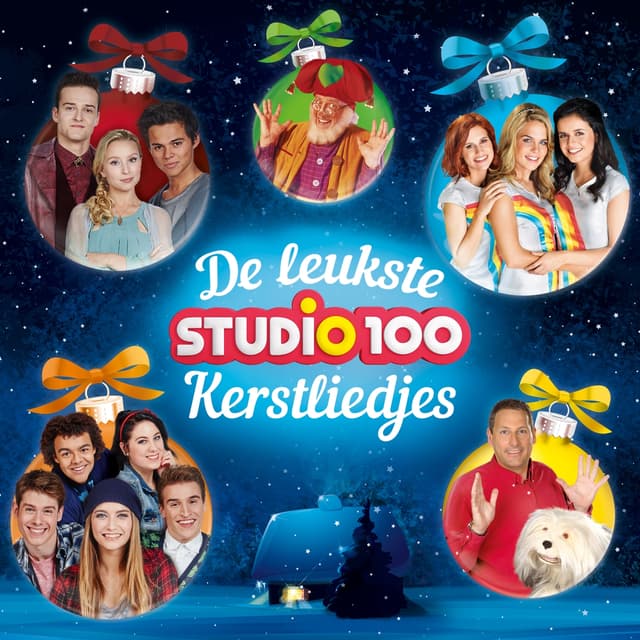 Album cover art for De leukste Studio 100 kerstliedjes