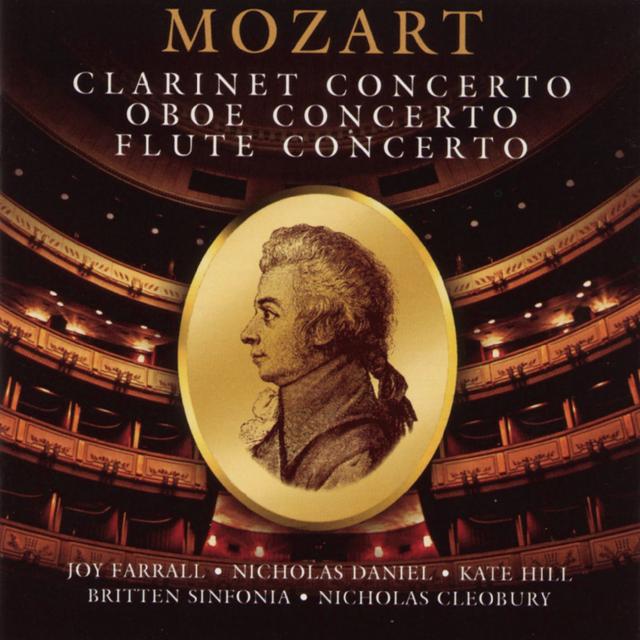 Album cover art for Mozart: Clarinet Concertos - Oboe Concertos - Flute Concertos
