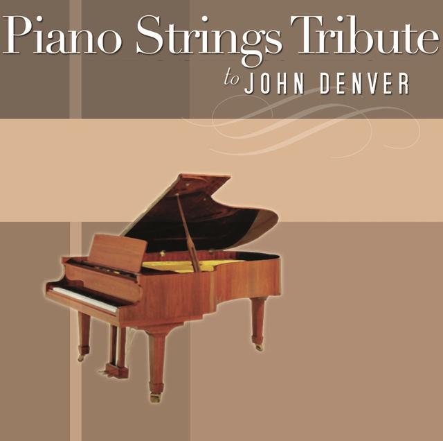 Album cover art for Pianostrings Tribute To John Denver