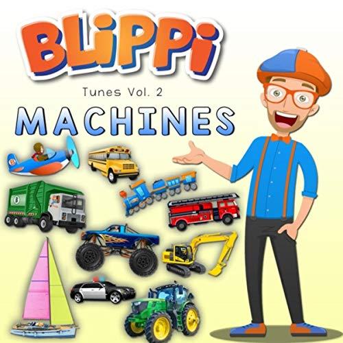 Album cover art for Blippi Tunes, Vol. 2: Machines