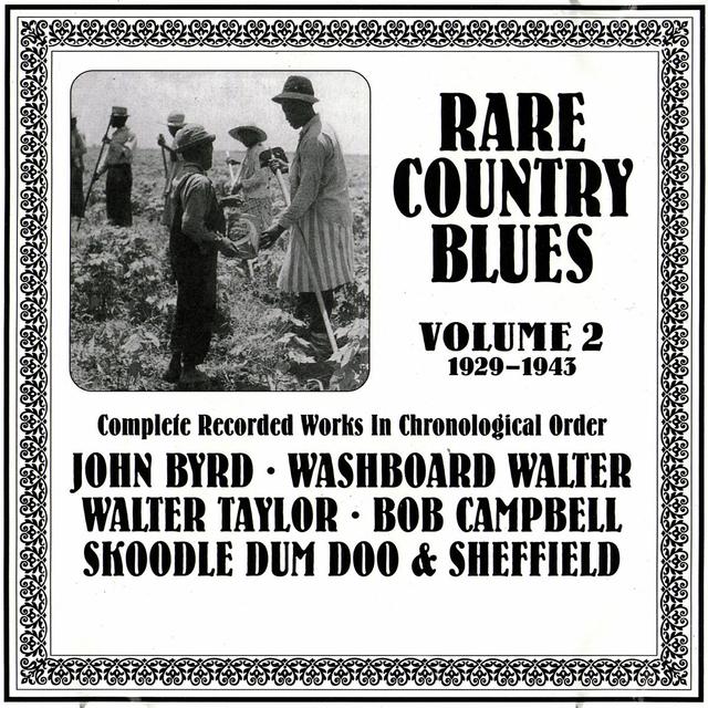 Album cover art for Rare Country Blues Vol. 2 (1929-1943)